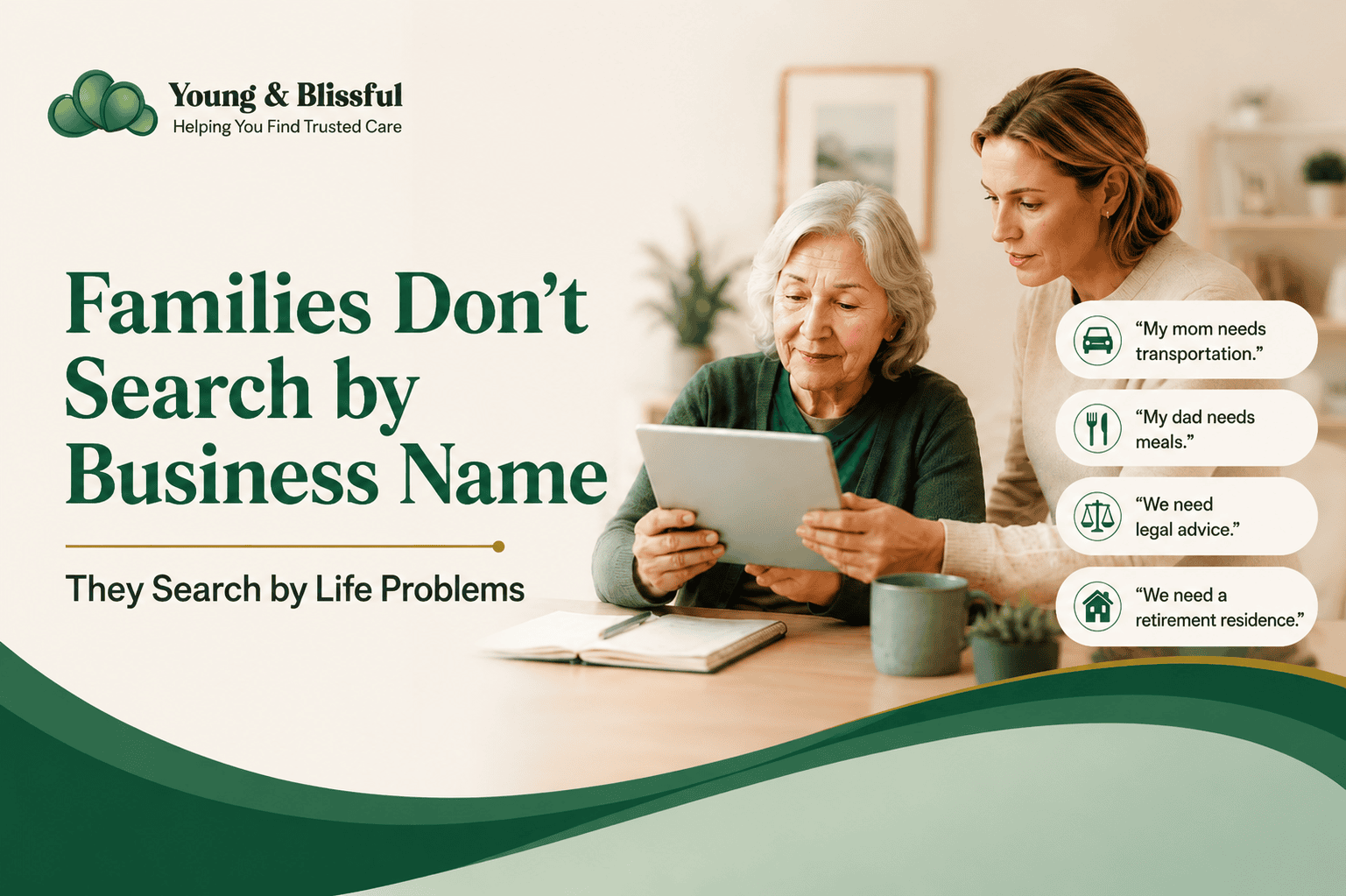 Why Families Don't Search by Business Name. They Search by Life Problems