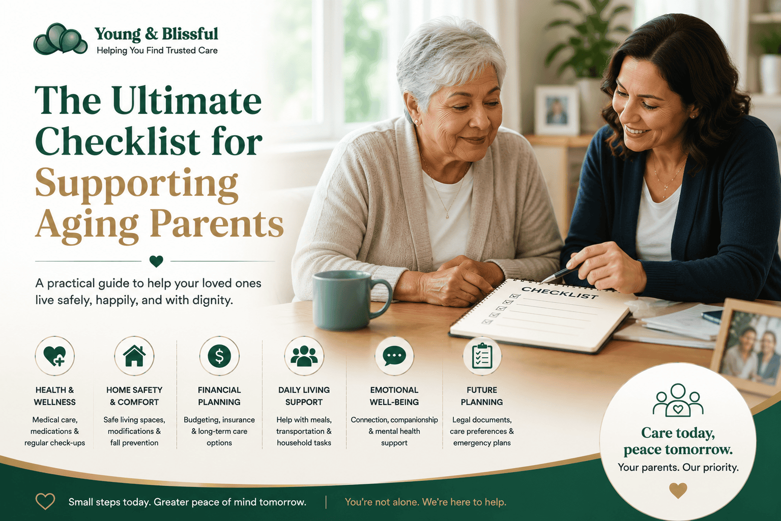 The Ultimate Checklist for Supporting Aging Parents